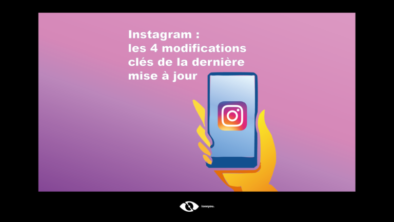 Instagram les 4 modifs